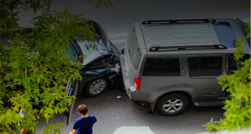 Rear-end collision